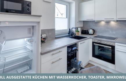 Iller Homes - 5 x Moderne Fewos je 1bis2 oder 1bis4 Pers mit Küche u Balkon - Parkplätze vorhanden - Foto 25