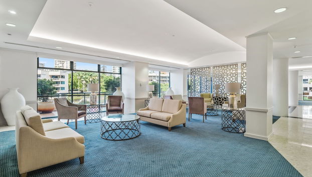 Sala de estar do lobby