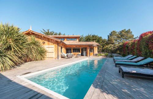 Villa Palombes au Cap Ferret charming villa with swimming pool - Foto 50
