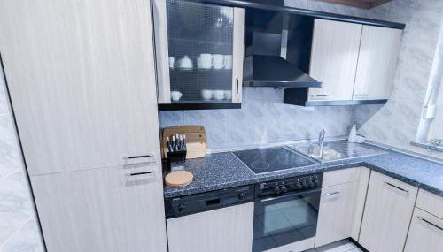 ALFA Stuttgart 3 Zimmer 6 Betten Apartment Zuffenhausen Porsche Bosch BZ WLAN EBK WM - Foto 5, stove, dishwasher