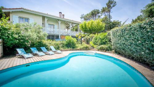 Unique Pool Villa 500m from the beach, Hamptons Style with beautiful Garden - Foto 1, Garden, sunbed