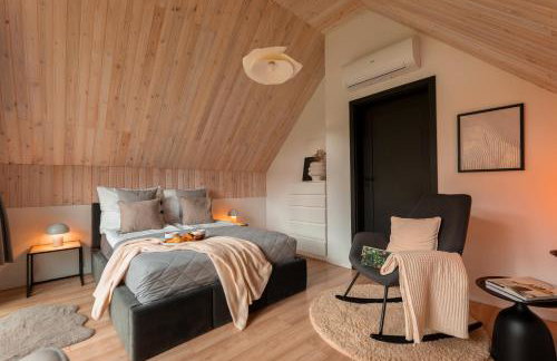 Hill & Chill Kudowa Zdrój - nowoczesne stodoły ze strefą SPA, balia, sauna - Foto 15