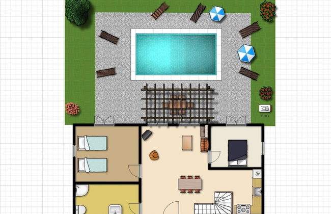 Villa Nikolas Large Private Pool A C Wifi - 1612 - Foto 24