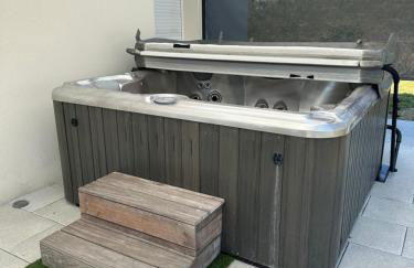 Belle Maison MALOU climatisée calme, piscine, jacuzzi 3km plage Labenne Capbreton - Foto 50