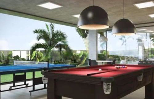 Apartamento com Piscina na Cobertura e Vista Panoramica do Mar da PRAIA GRANDE - Foto 28