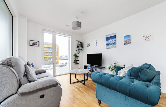 Modern 1bed with Panoramic View London - Foto 16
