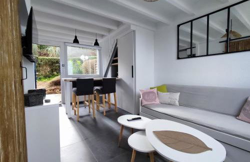 Maison VUE MER 50m PLAGE de TRESTEL GR34 entre Perros Guirec côte de granit rose et l'île de Bréhat - Foto 4