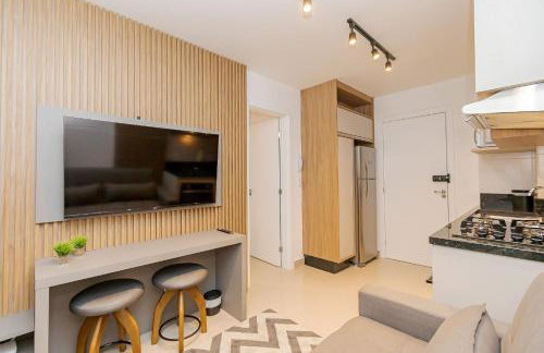 Apto de 1 Quarto com Sofá-Cama na Sala - LHP1004 - Foto 2