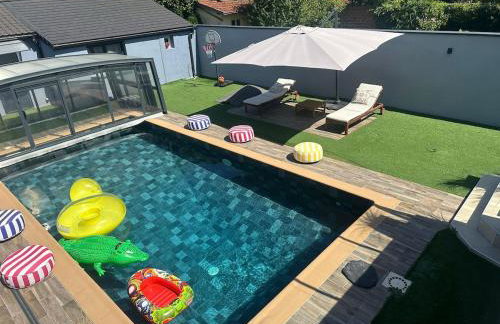 havre COSY avec piscine chauffée entre Paris et Disney - Foto 31