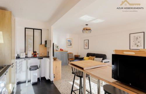 Cagnes Centre 4 pers, terrasse parking - Foto 8