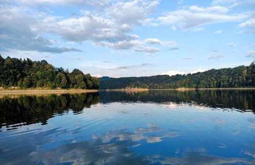 Brama Sanu - z prywatną linią brzegową Jeziora Solińskiego - pomosty - pontony - basen sezonowy - Foto 58