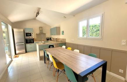 VILLA CASA KOKO 10 PERS piscine chauffée, pétanque, ping pong VIEUX-BOUCAU - Foto 18