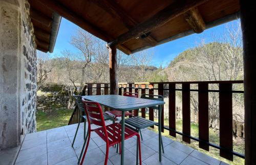 Maison pittoresque à Arlempdes avec cheminée et terrasse - FR-1-582-114 - Foto 16