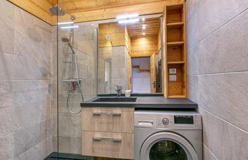 Grand Studio cabine, balcon, parking, centre La Clusaz - FR-1-437-85 - Foto 3