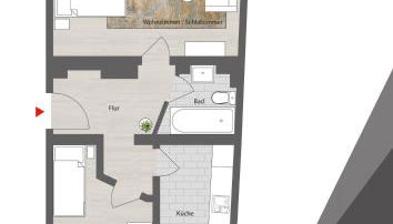 NUWILU ONE - Apartment mit Balkon im Herzen Erfurts - Magenta TV- Netflix - Disney - Foto 3