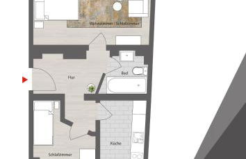 NUWILU ONE - Apartment mit Balkon im Herzen Erfurts - Magenta TV- Netflix - Disney - Foto 3