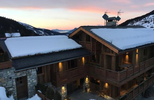 Chalet La Grande Ourse Meribel 135 m2 apartment near pistes - Foto 1