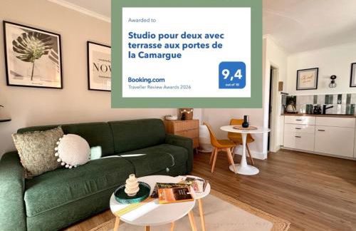 Studio pour deux avec terrasse aux portes de la Camargue - Foto 1