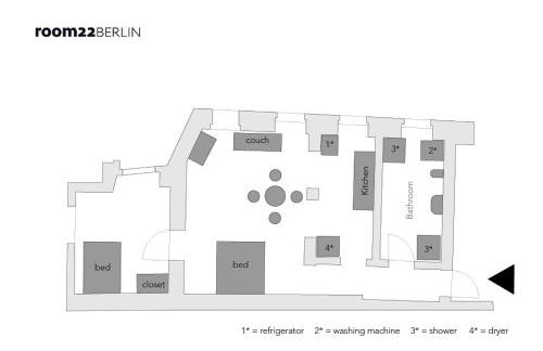 S31 - Room 22 Apartment Bergmannstraße Back - Foto 3