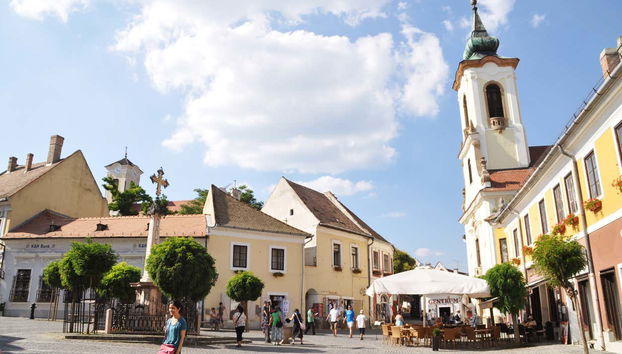 Una de las plazas de Szentendre