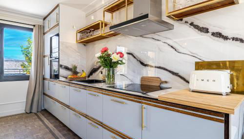 Luxurious penthouse, 2 bedroom suites, 3 spacious terraces, gorgeous views of mountains and sea, - Foto 4, stove, dishwasher