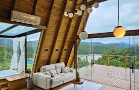 YESHUA - Cabana de Luxo com Hidro, Lago Natural e Adega - Foto 1