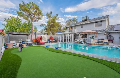 Family Fun 4-bedroom house House with Free Heated Pool & Hot Tub & Game Room & Mini Golf in Chandler - Foto 33