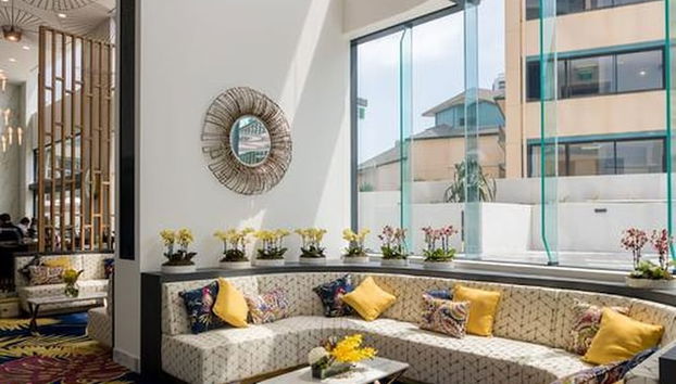 Zona de estar del vestíbulo