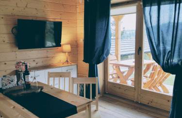 Borowikowe Zacisze drewniane domy z kominkami - Foto 39