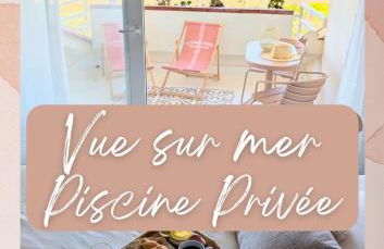 Studio Vue mer, Piscine, Wifi, Climatisation, Parking privé, Terrasse 1ère ligne - La Coulée Douce - Foto 1