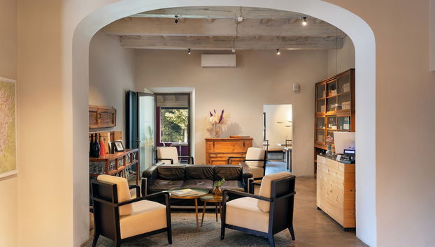 Zona de estar del vestíbulo