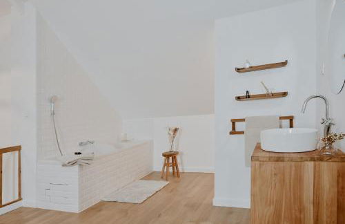 Proche Honfleur Chaleureux Duplex Centre Ville 1 - Foto 3