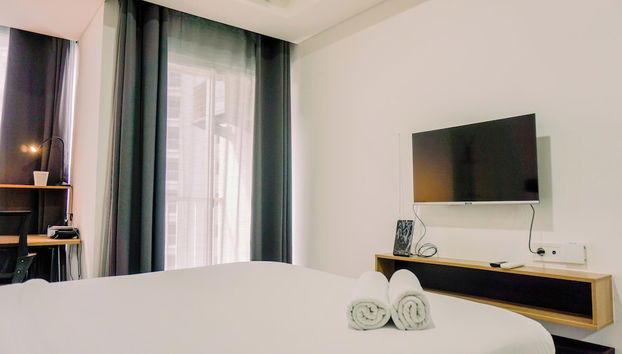 Nice And Modern Studio At 38Th Floor Pacific Garden Apartment - Foto 2, Habitación