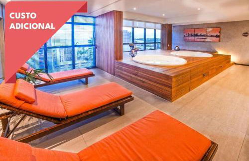 Time Apto 410 Quarto Sala Luxo Conforto na Praia Ponta Verde - Foto 45