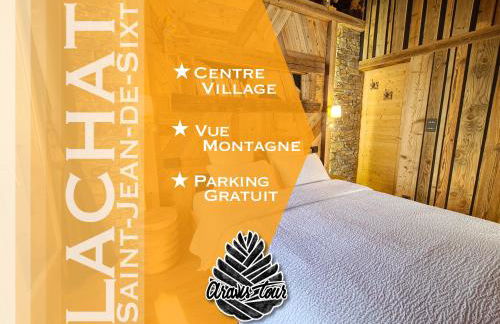 Studio Lachat - Centre village, vue montagnes - AravisTour - Foto 1