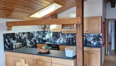Chalet Chiemgau 90 qm 3 Zimmer Balkon - Foto 4, stove, dishwasher
