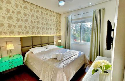 Lindo e aconchegante com lareira cond c/ piscina - Foto 12