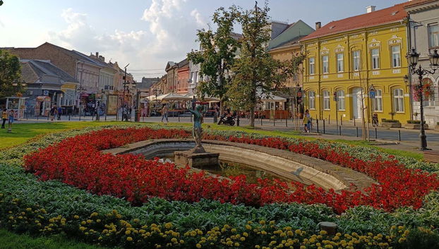 Place fleurie de Novi Sad