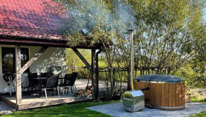 Szarejkowe Wzgórza całoroczny domek z balią na tarasie - Foto 5