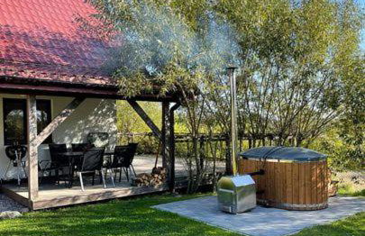 Szarejkowe Wzgórza całoroczny domek z balią na tarasie - Foto 5