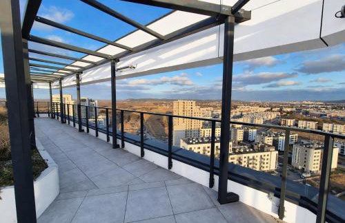 Golden Sky 17 pietro, taras z widokiem na Aquapark - Photo 21