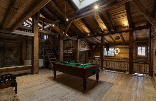 Lavancher - Chalet 400m2 Ferme 1803 renovee Sauna Billard - Foto 22