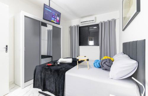 Apê Novo 5 min do Centro, Shopping e Praia com Garagem e Ar condicionado - Foto 15