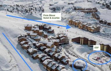 Chalet familial idéal 2 familles nombreuses Ski aux pied 12 pers Plagne Soleil - Foto 52