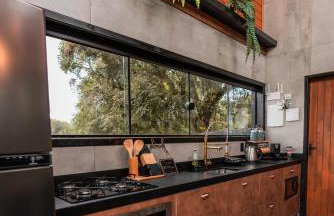 CABANA HORSES LA CONTEMPORANEA- vista ponto turístico Pedra Morro do Campestre -Asfalto até a Cabana - Photo 74