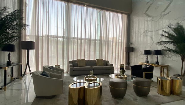 Zona de estar del vestíbulo