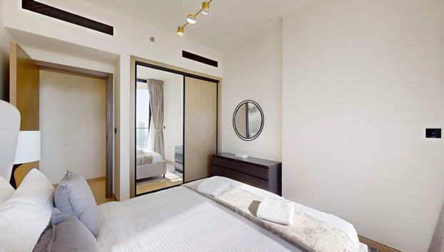 Primestay - 2BR in Binghatti Crest - JVC - Foto 3, Habitación