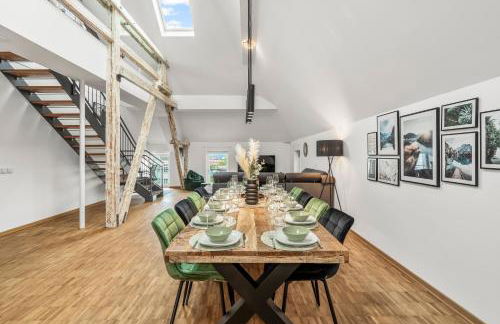 DND Design Loft I 170qm I Parken I Balkon I Workstation I Netflix I Kaffee I Waschmaschine I Trockner I Xbox I Ausblick - Foto 15