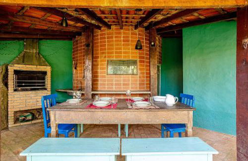 Casa dos Pássaros na areia a 20m da Praia da Baleia com 3 suítes e 1 dorm com ar condicionado, wifi, smart tv, cozinha completa e churrasqueira - Foto 63