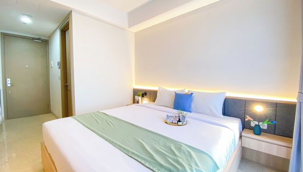 Warm And Cozy Studio Apartment At Gold Coast - Foto 4, Habitación